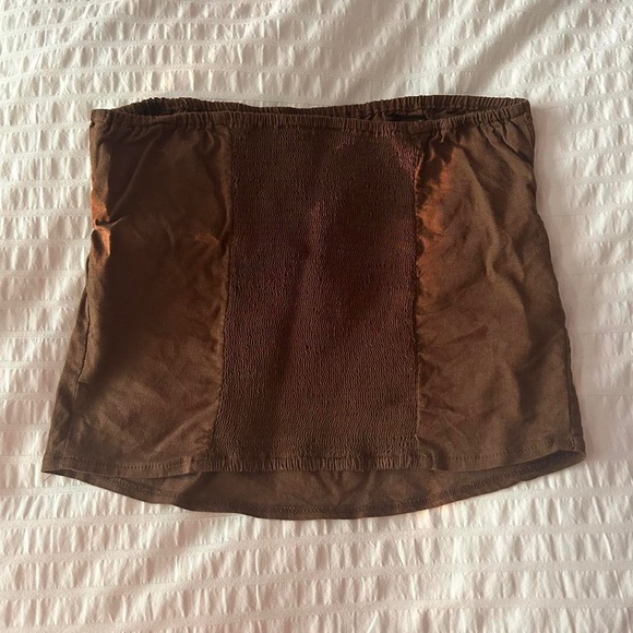brandy melville brown kinsley tube top - Picture 3 of 4
